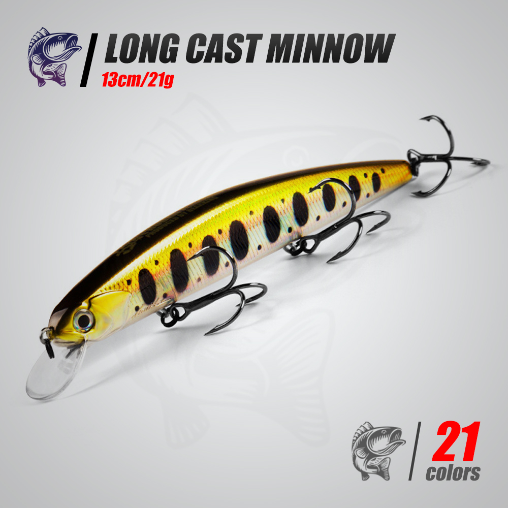 Fishing Lure Jerkbait - 1 szt. 13cm/21g Długi Rzut Zawieszony