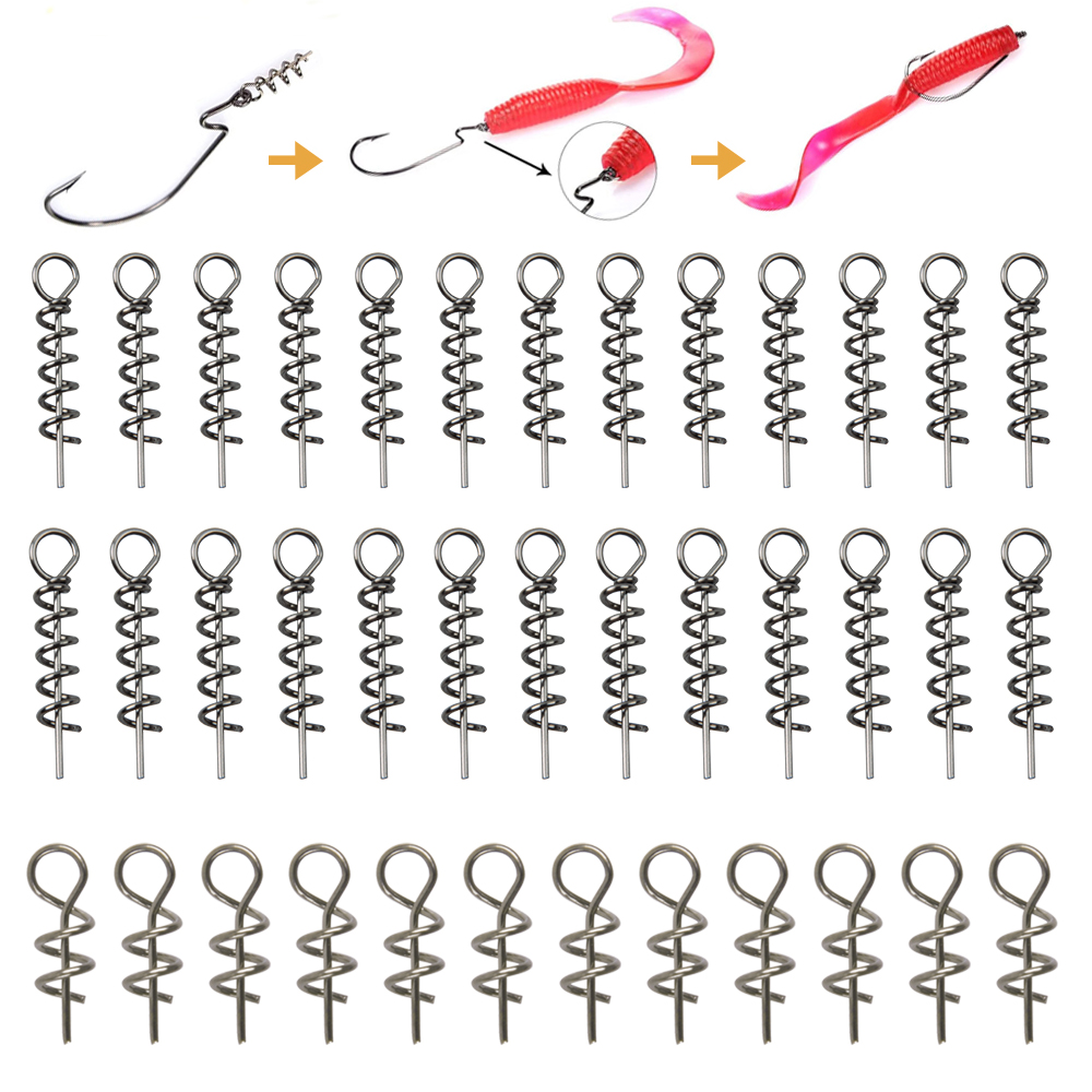 30szt Sprężyna blokująca ze st – Fishing Lure Accessories recenzja i cena